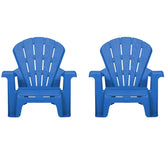 Garden Chair - Blue 2 Pack