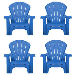 Garden Chair - Blue 4 Pack