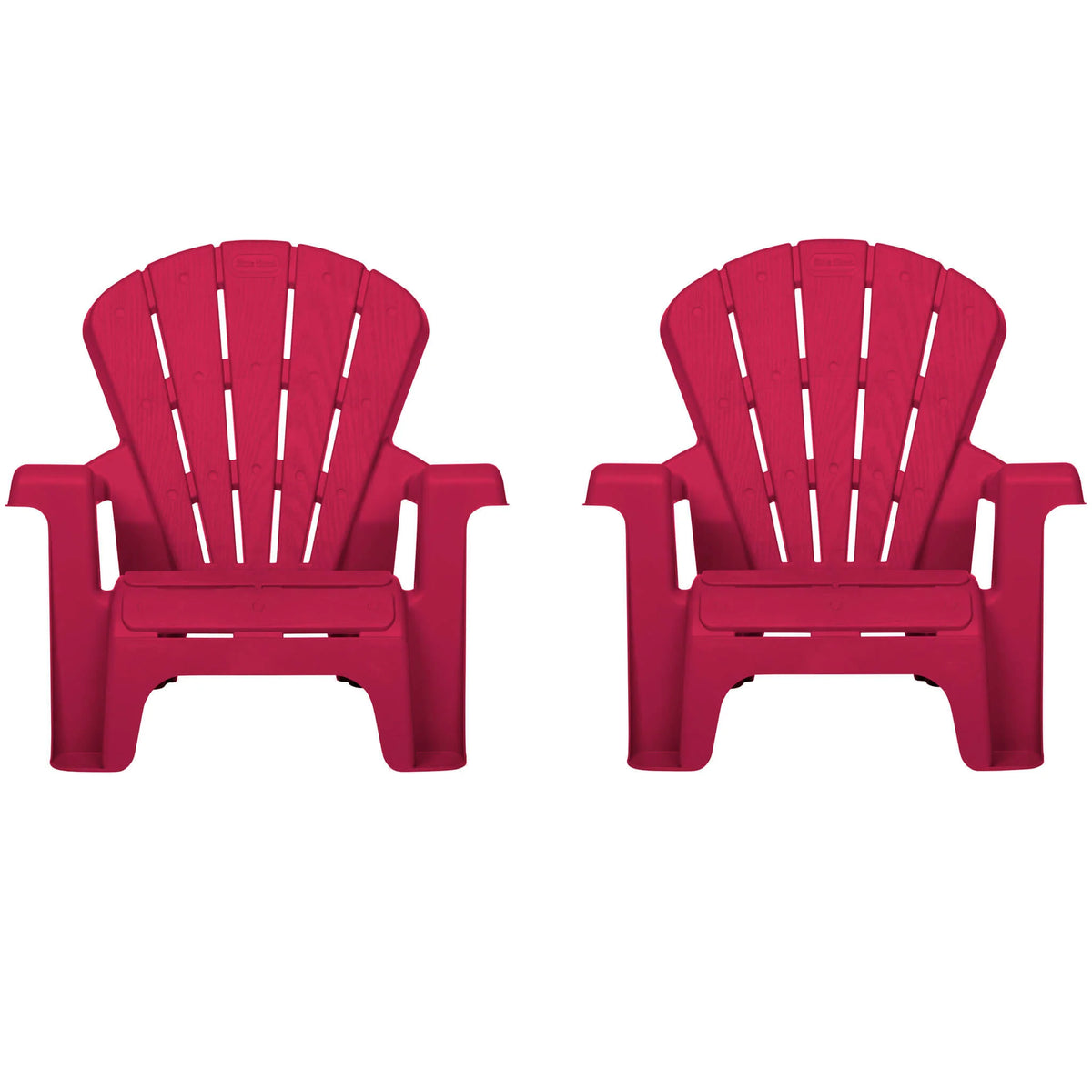 Garden Chair - Red 2 Pack